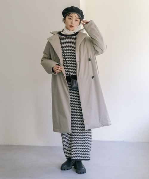 pual ce cin ロング スカート 「セットアップ対応」ニットジャガード