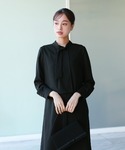 ワンピース 「洗濯機で洗える」喪服/アシンメト...の詳細画像1