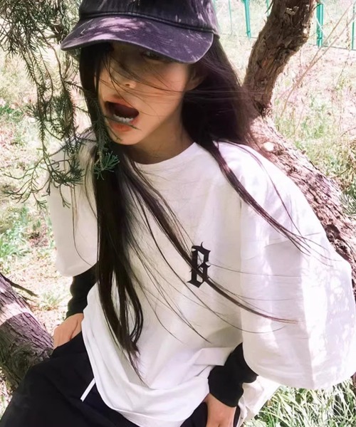 tシャツ オールドイングリッシュオーバーサイズTシャツ レディース