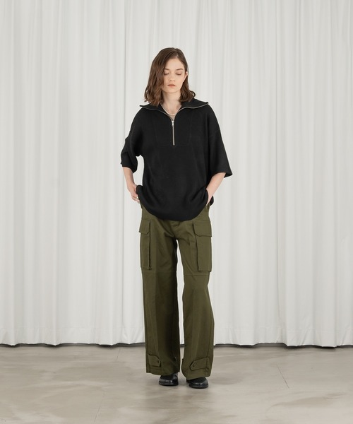 selle glant セーター ニット HALFZIP SUMMER KNIT/ハーフジップサマー