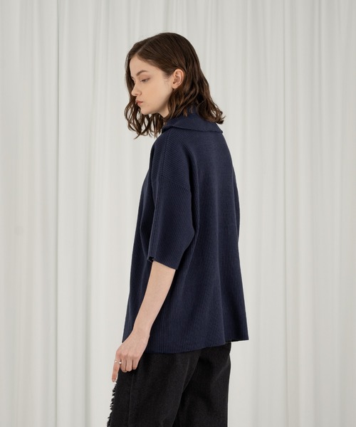 selle glant セーター ニット HALFZIP SUMMER KNIT/ハーフジップサマー