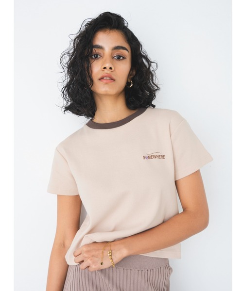 ALEXIA STAM（アリシアスタン） tシャツ Somewhere Ringer Tee