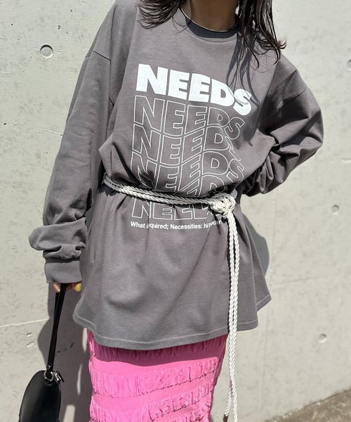mi via loca tシャツ GILDAN NEEDS ロゴロンTシャツ 「MVL009