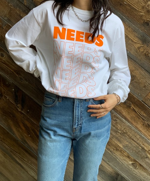 mi via loca tシャツ GILDAN NEEDS ロゴロンTシャツ 「MVL009