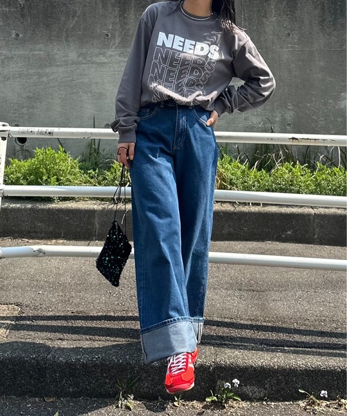 mi via loca tシャツ GILDAN NEEDS ロゴロンTシャツ 「MVL009