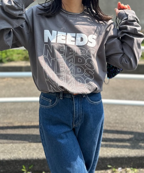 mi via loca tシャツ GILDAN NEEDS ロゴロンTシャツ 「MVL009