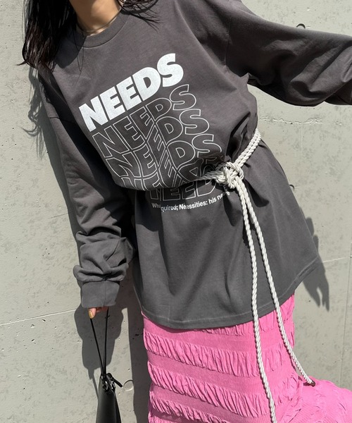 mi via loca tシャツ GILDAN NEEDS ロゴロンTシャツ 「MVL009