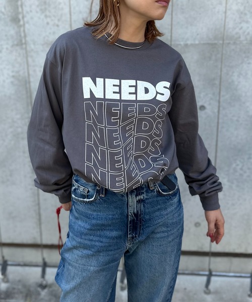 【L】新品未使用 MOVEMENT LIFESTYLE Tシャツ mi via loca tシャツ GILDAN NEEDS ロゴロンTシャツ 「MVL009