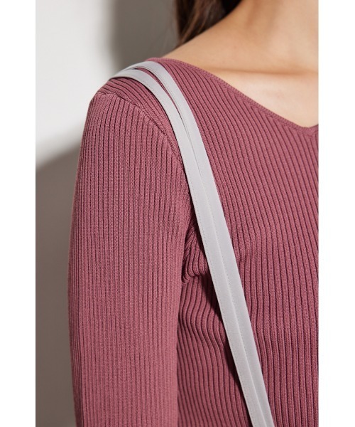 rienda スカート ドローストリングサスペンダースカート : ZOZOTOWN  