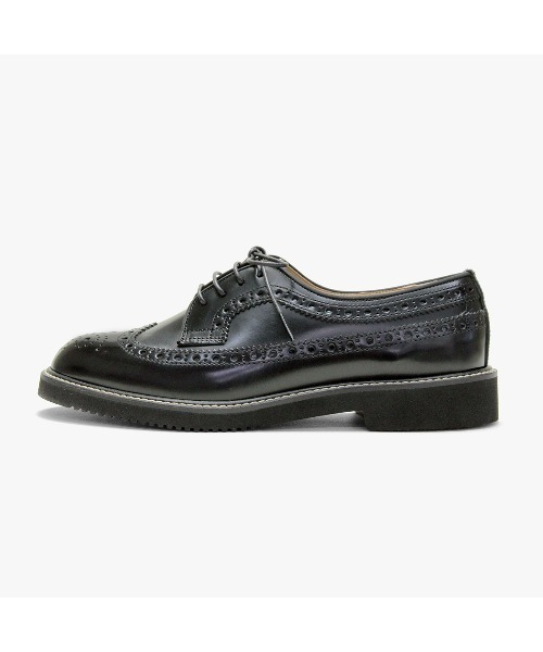HARUTA レザーブラック・ホワイト ウイングチップ 靴 シューズ HARUTA】 ハルタ WINGTIP LACE-UP ウイングチップ レースアップ