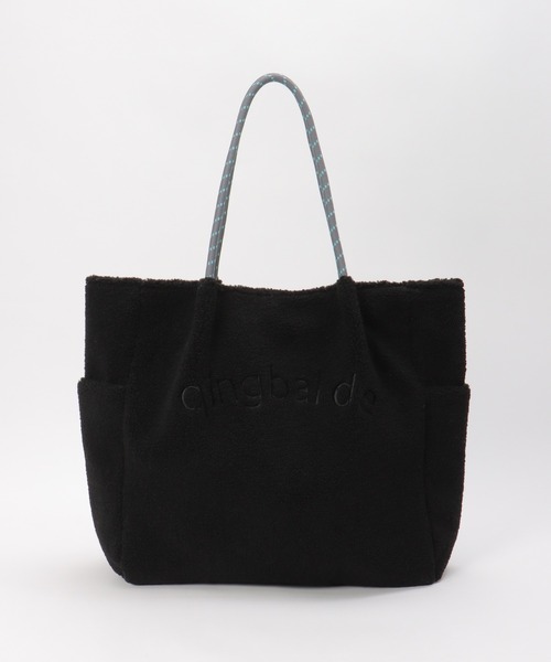 ikka（イッカ） トートバッグ ボアロゴ入りビッグトートバッグ