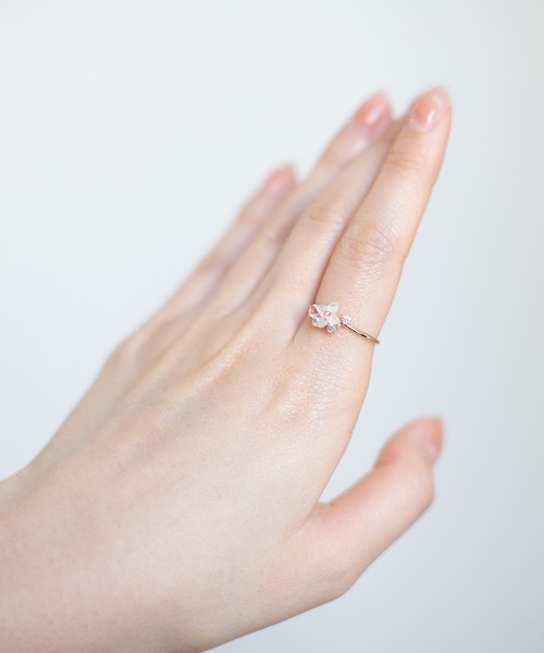 か*お様 美品 BLOOM ブルーム K10 ウェーブリング BLOOM（アクセサリー） 指輪 リング K10 イエローゴールド BLOOM