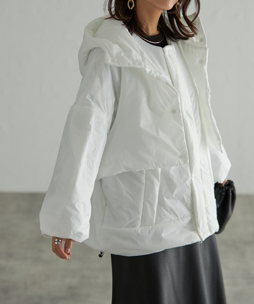 each alchemist ダウンコート ダウンジャケット 「2WAY」ベスト付中綿