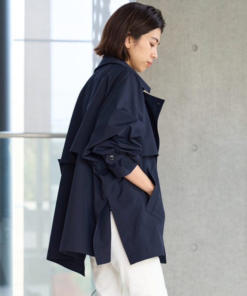 IENA」 トレンチコート 38 ネイビー レディース : 79083663 : ZOZOTOWN  