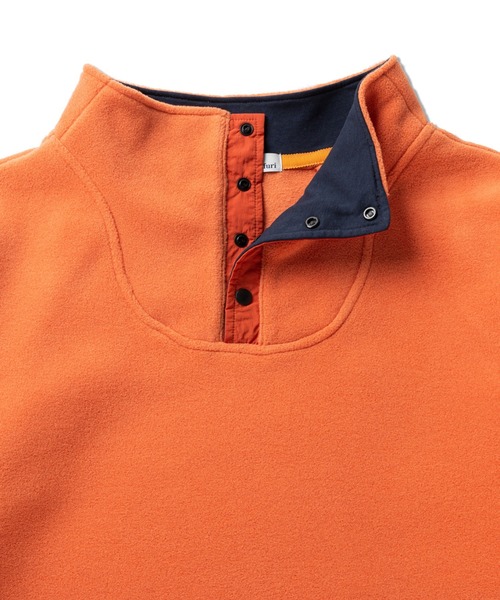 narifuri（ナリフリ） トレーナー スウェット POLARTEC スナッププル