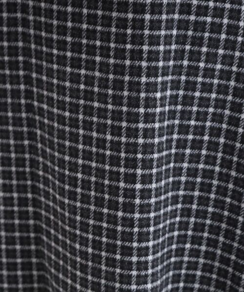 スカート 「洗える／チェック柄／ミモレ丈」フレアスカート レディース  