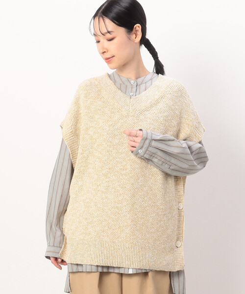 ニット セーター 2WAY ニットベスト レディース : ZOZOTOWN