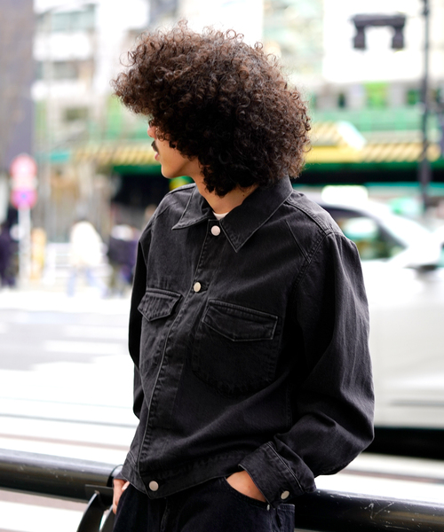 ジャケット・アウター JieDa SWITCHING JEAN JACKET black JIEDA - SWITCHING DENIM JK/デニムジャケット/ブラック | NapsNote