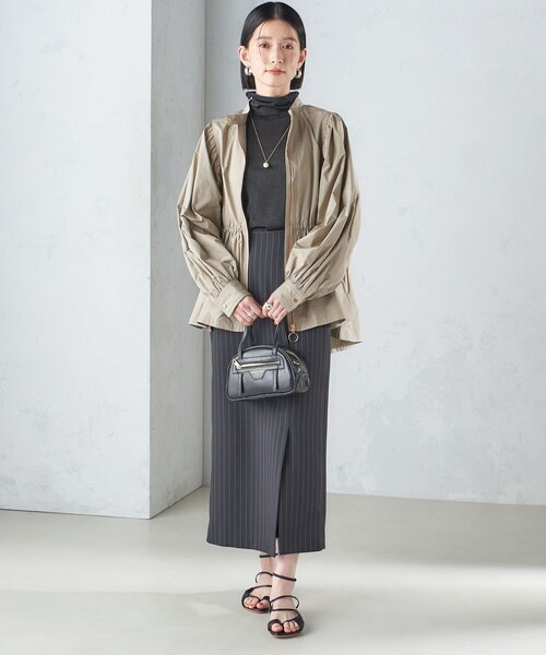 SHIPS（シップス） ブルゾン アウター 「手洗い可能」割繊 ナイロン