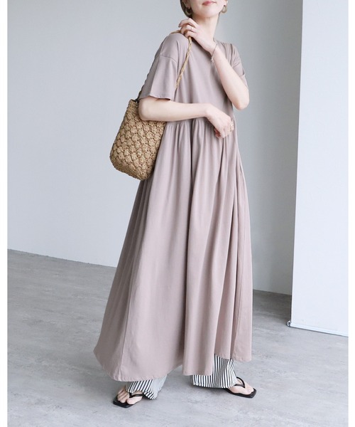 reca ワンピース ウエストギャザー切替ワンピース : ZOZOTOWN Yahoo!店