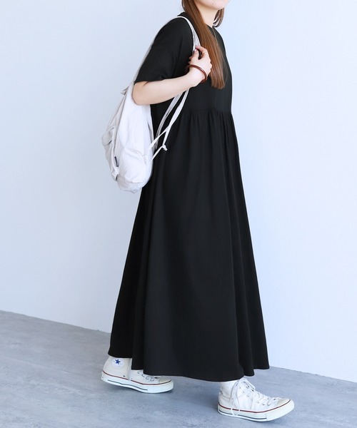 reca（レカ） ワンピース ウエストギャザー切替ワンピース : ZOZOTOWN