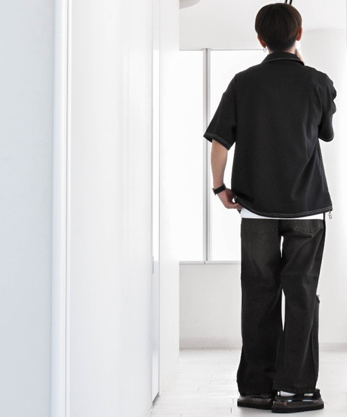 Anytime Songs（エニータイムソングス） シャツ ポリエステル ハーフ