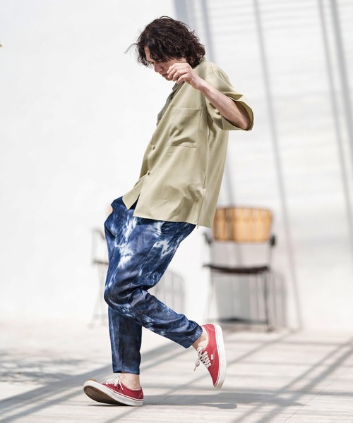 CAMBIO シャツ mhs2198- オープンカラーシャツ メンズ