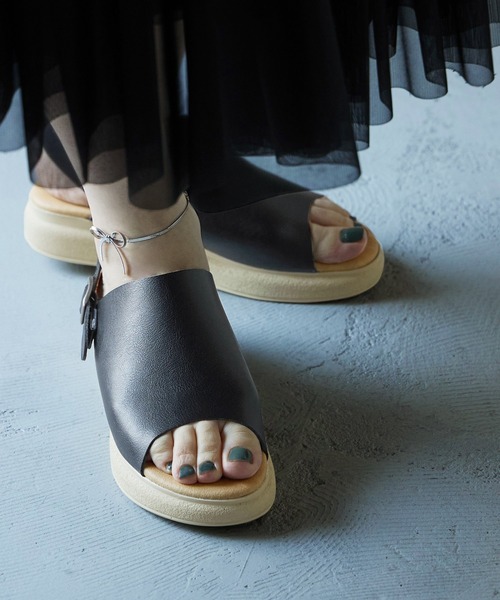 Fashion Letter（ファッションレター） サンダル 夏 日本製 ローヒール