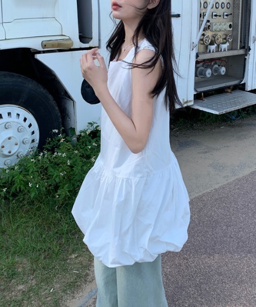 Sibra ワンピース 裾バルーンミニワンピース : ZOZOTOWN Yahoo!店