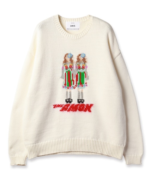 amok（アモク） セーター ニット TWINS KNIT メンズ レディース