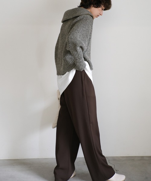goat様　メナスニット mame kurogouchi(マメクロゴウチ) Floral Jacquard Knitted Top