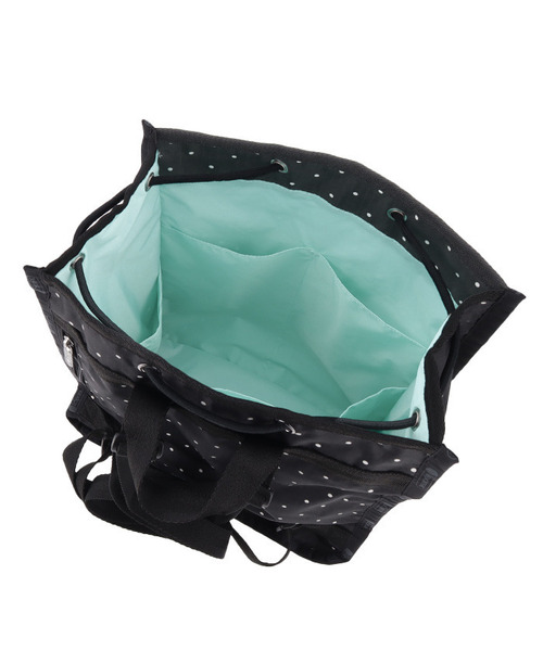 LeSportsac デイバック リュック CINCH BACKPACK プティドット