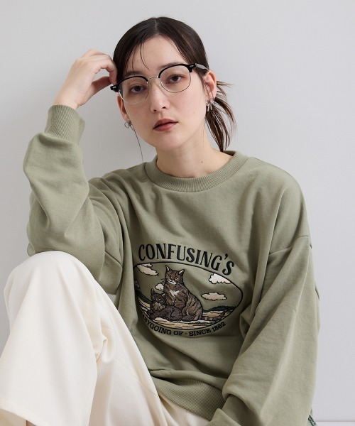 tシャツ 「biyori」刺繍ロゴTシャツ「洗濯機で洗える」 レディース さがら刺繍ロゴTシャツ≪洗濯機で洗える≫ | VICKY（Women