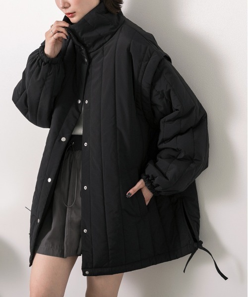 ad thie（アドティエ） ブルゾン アウター マルチウェイ キルティング