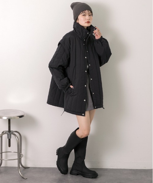 ad thie（アドティエ） ブルゾン アウター マルチウェイ キルティング