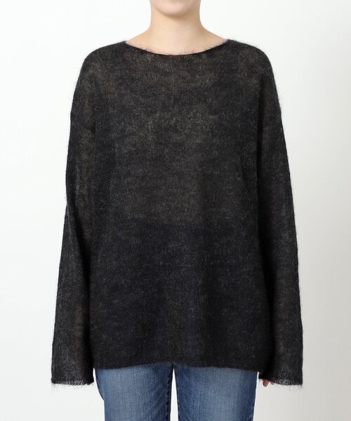 Spick＆Span ニット セーター 「追加」ルーズモヘヤMIXボート