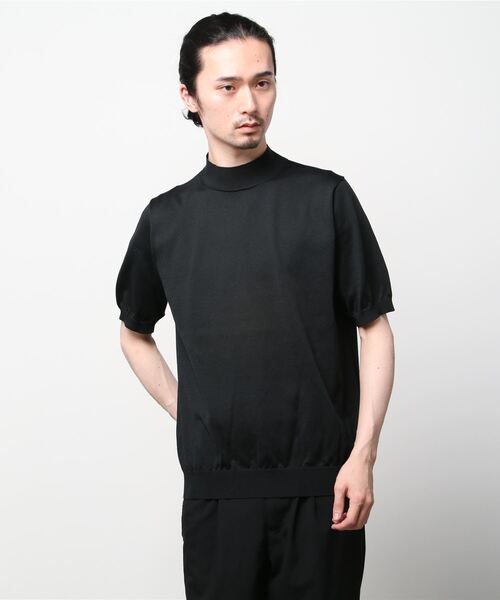 SLOANE 「SLOANE」 半袖ニット 5 ブラック メンズ : ZOZOTOWN Yahoo!店 