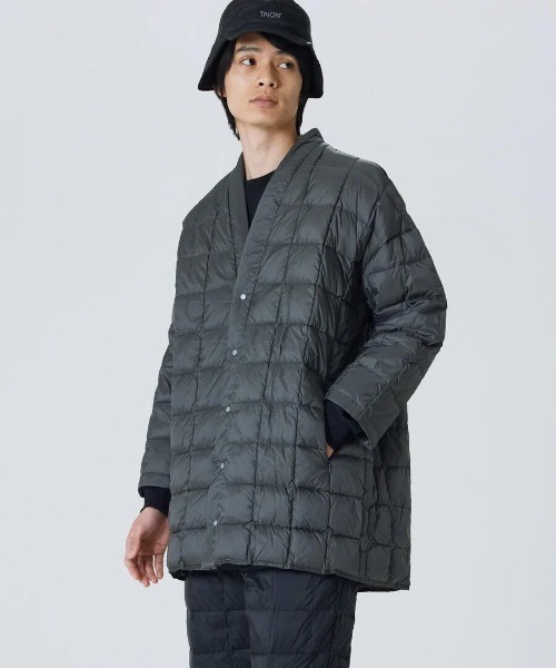 TAION（タイオン） ダウンジャケット ダウン HANTEN DOWN CARDIGAN 101 