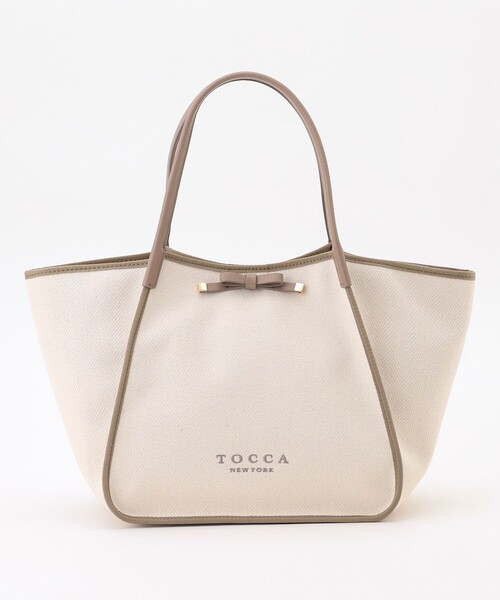 TOCCA（トッカ） トートバッグ TRIM RIBBON CANVASTOTE トートバッグ