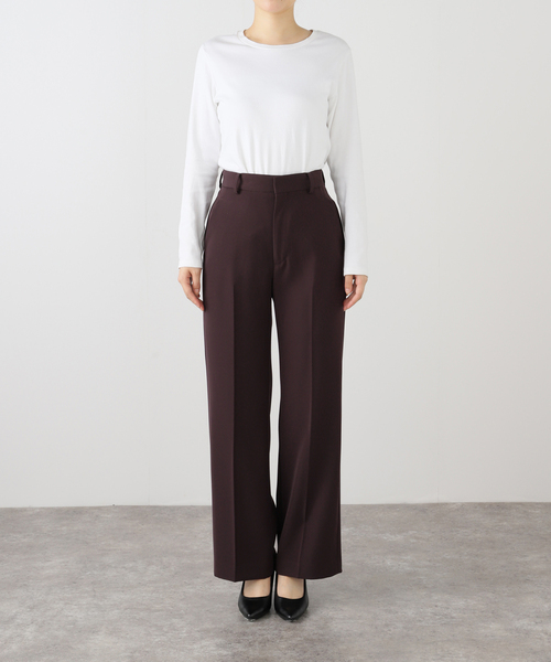 WEB/ルクア大阪店限定　IENA LA BOUCLE　フラノオーバーパンツ2 IENA LA BOUCLE（イエナラブークル）の「【WEB/ルクア大阪店限定】IENA