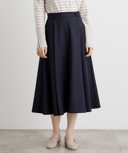FERRAGAMO直営店 ベルト付きスカート grove スカート ベルト付きラメツイルフレアスカート : ZOZOTOWN
