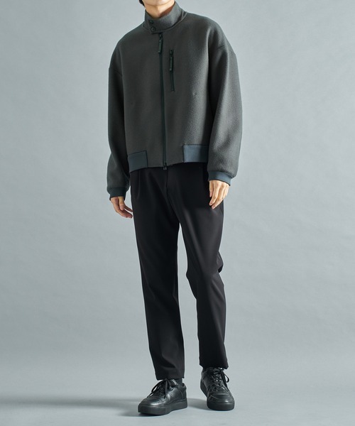 ma1 ma-1 極度に軽くて暖かいブルゾン/RIVER MELTON HARRINGTON JACKET/軽い着心地/2WAY メンズ | STUDIOUS | 18