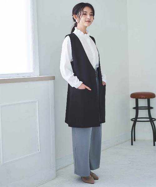 【希少】トリココムデギャルソン ベスト ジレ ロング バックプリーツ ベルト M 2025年最新】tricot COMME des GARCONS ベスト・ジレの人気
