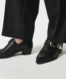 スリッポン 「25S/S」ハイヒール カスタム ポインテッドトゥ レザー スリッポン シューズ メンズ｜ZOZOTOWN Yahoo!店
