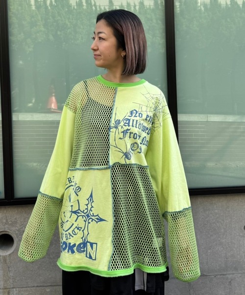 Candy Stripper（キャンディーストリッパー） tシャツ DOCKING MESH