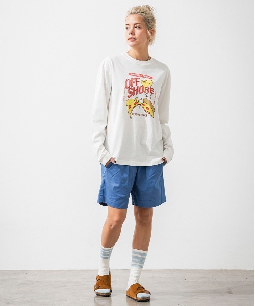 OFFSHORE tシャツ 90s US GRAPHIC L/S TEE/90'sグラフィック