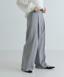 パンツ 「UVカット/吸水速乾/イージーケア」「UR TECH DRYLUXE」ツイードワイドパンツ レディース｜ZOZOTOWN Yahoo!店