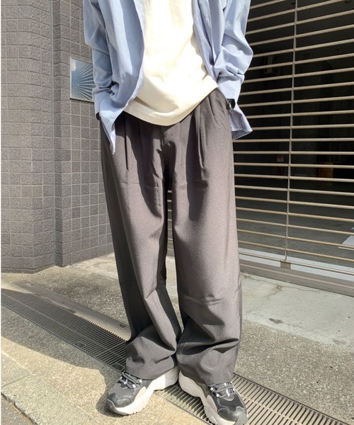 systemワイドスラックス46 New Balance スラックス ワイドパンツ メンズ : ZOZOTOWN Yahoo