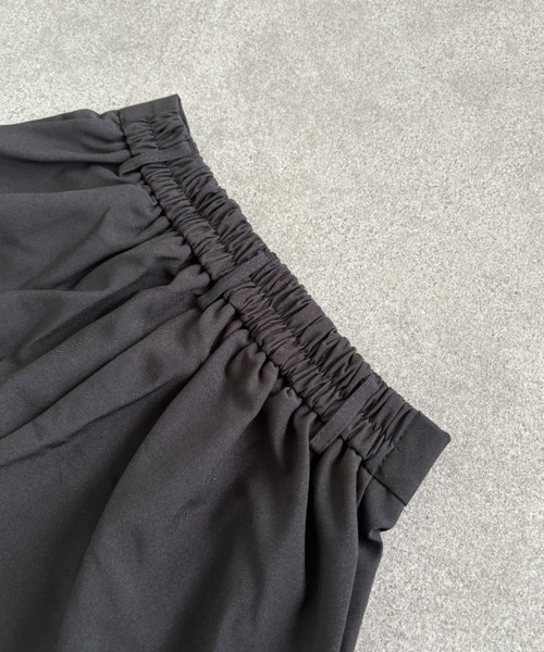 noitique こばしり フロントタック ワイドスラックス / BLACK link lot スラックス フロントタックワイドスラックスパンツ メンズ