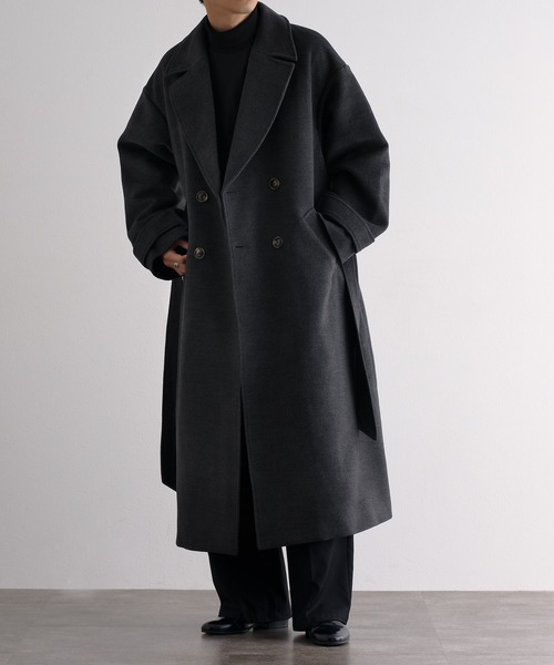 「epnok」 チェスターコート LARGE ブラウン系その他 メンズ_画像2